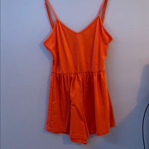 Orange Romper